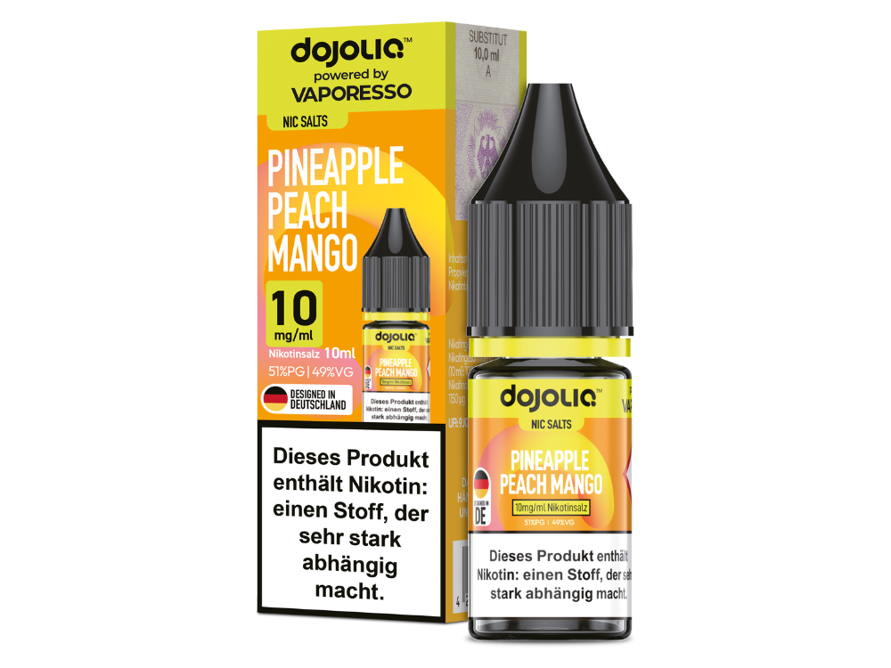 Dojoliq - Nikotinsalz Liquid - Pineapple Peach Mango