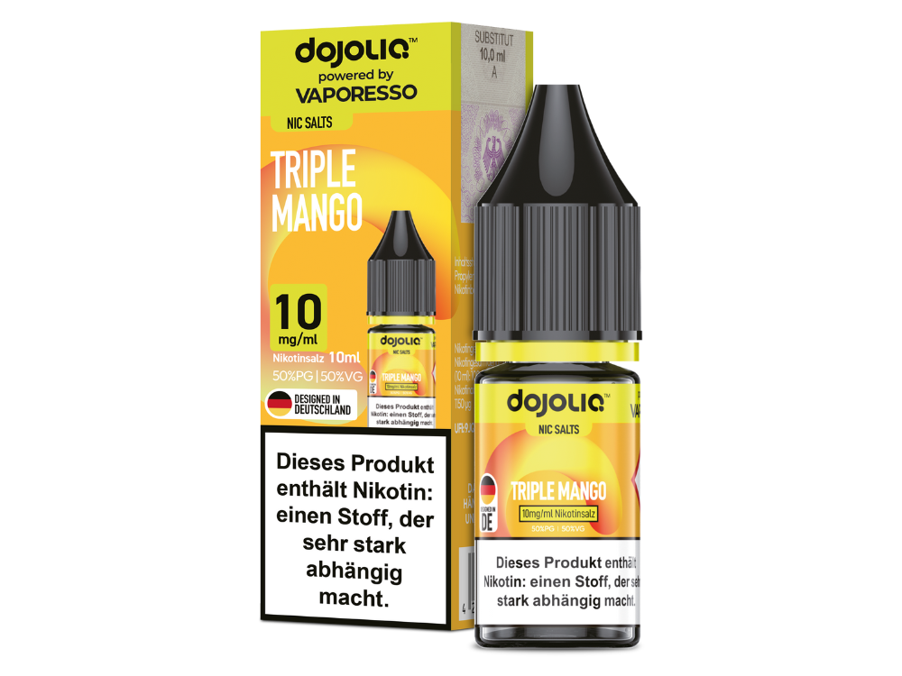 Dojoliq - Nikotinsalz Liquid - Triple Mango
