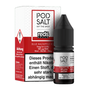 Pod Salt Fusion - Blue Razapple Ice - Nikotinsalz Liquid