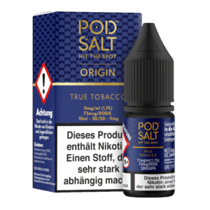 Pod Salt Origin - True Tobacco - Nikotinsalz Liquid