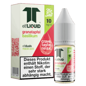 IGCelf-liquid_dual_granatapfel_basilikum_10mg_1000x750.png Elf-Liquid - Dual - Nikotinsalz Liquid 10 mg/ml - Granatapfel-Basilikum