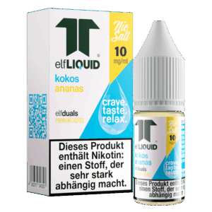 IGCelf-liquid_dual_kokos_ananas_10mg_1000x750.png Elf-Liquid - Dual - Nikotinsalz Liquid 10 mg/ml - Kokos-Ananas