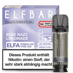 Elfbar Elfa Pod 20mg/ml (2 Stück) - Blue Razz Lemonade