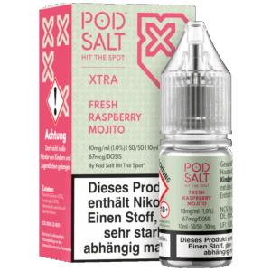 Pod Salt X - Nikotinsalz Liquid  - Fresh Raspberry Mojito