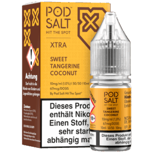 Pod Salt X - Nikotinsalz Liquid  - Sweet Tangerine Coconut