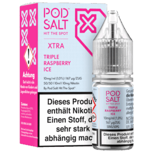 Pod Salt X - Nikotinsalz Liquid  - Triple Raspberry Ice