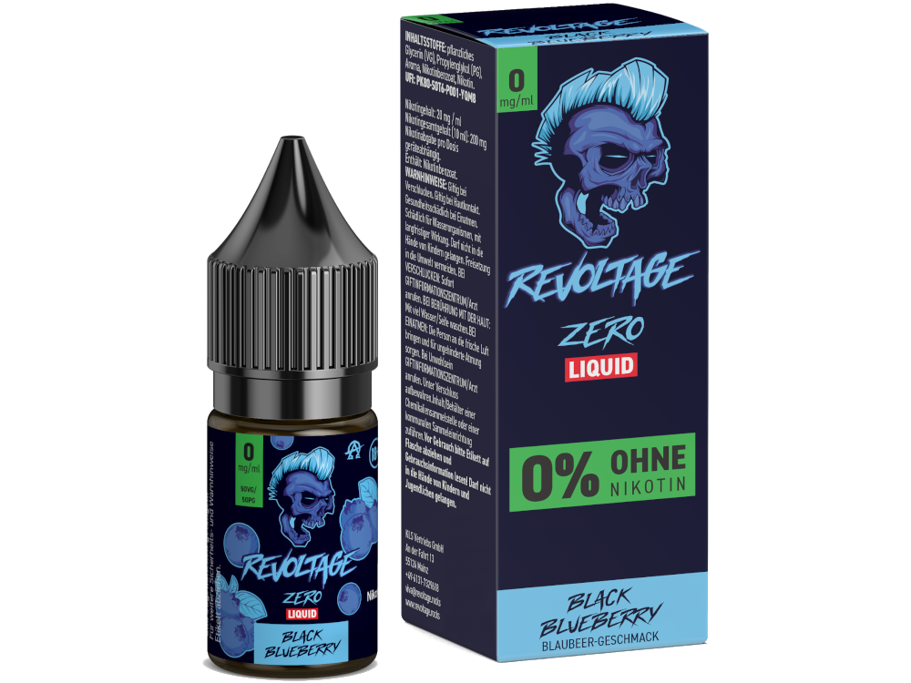 Revoltage - Hybrid Nikotinsalz Liquid - Black Blueberry