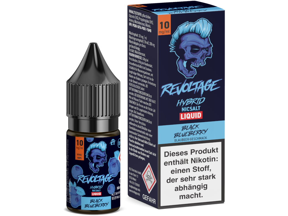 Revoltage - Hybrid Nikotinsalz Liquid - Black Blueberry