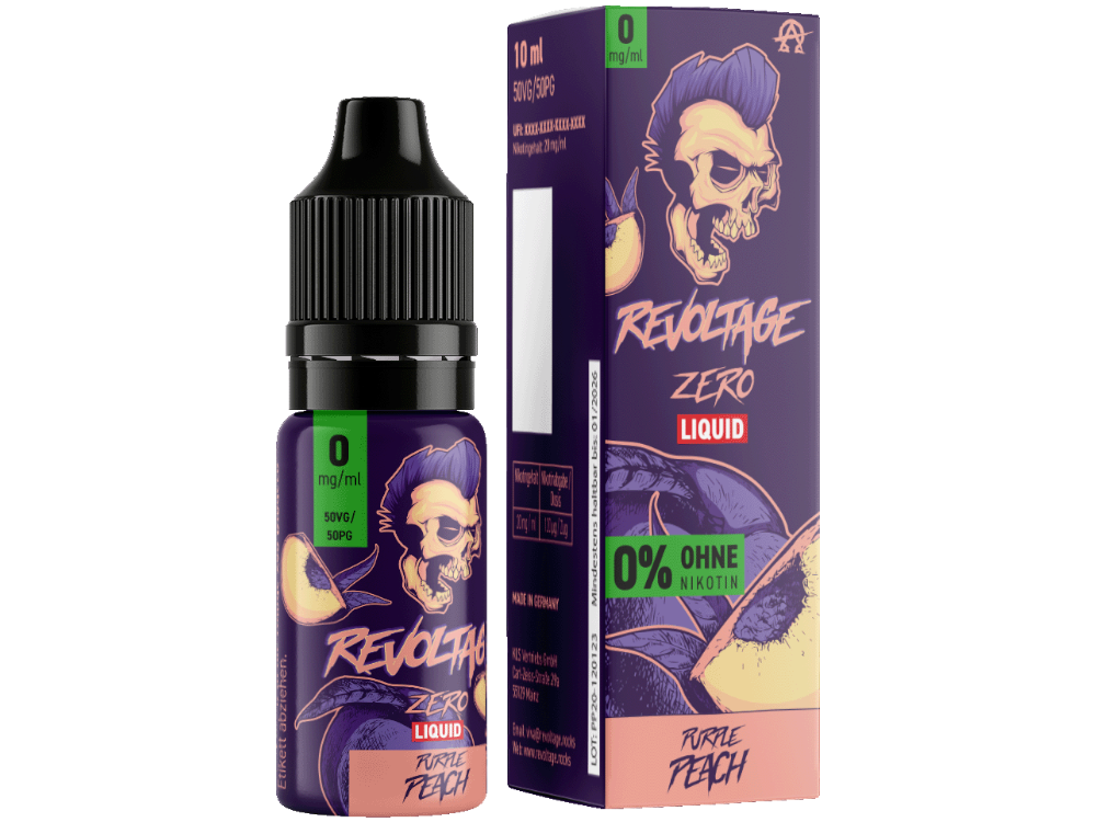 Revoltage - Hybrid Nikotinsalz Liquid - Purple Peach