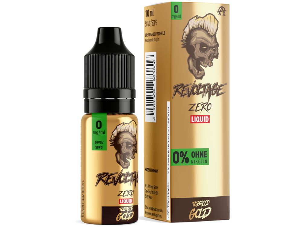 Revoltage - Hybrid Nikotinsalz Liquid - Tobacco Gold