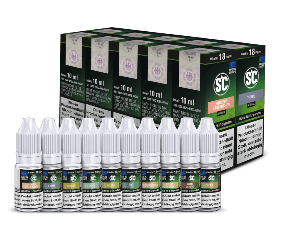 Gourmet Probierbox E-Zigaretten Liquid