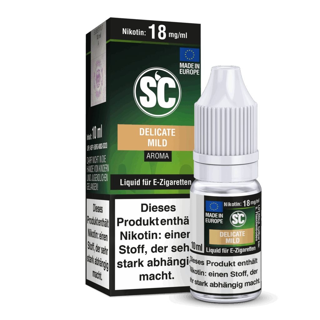 Delicate Mild Tabak E-Zigaretten Liquid