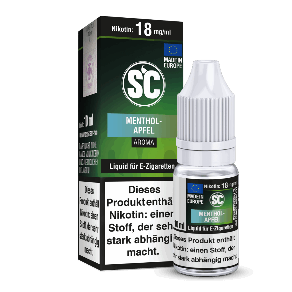 Menthol-Apfel E-Zigaretten Liquid