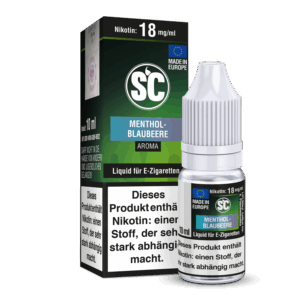 Menthol-Blaubeere E-Zigaretten Liquid