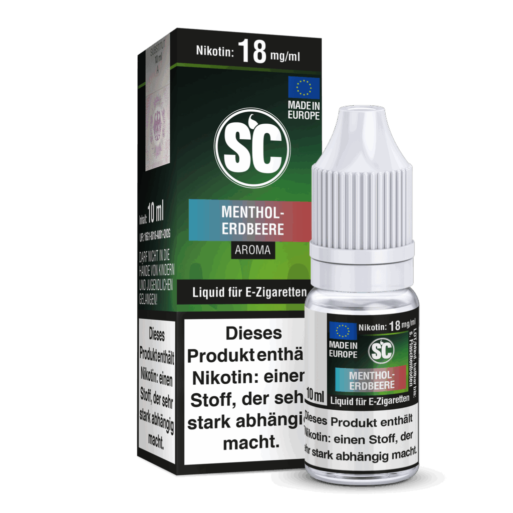 Menthol-Erdbeere E-Zigaretten Liquid