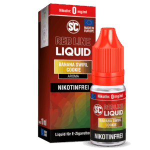 SC - Red Line - Banana Swirl Cookie - Nikotinsalz Liquid