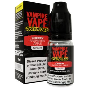 Vampire Vape - Overdosed - Nikotinsalz Liquid - Cherry Raspberry Apple