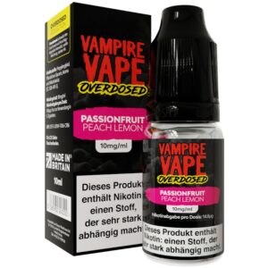 Vampire Vape - Overdosed - Nikotinsalz Liquid - Passionfruit Peach Lemon