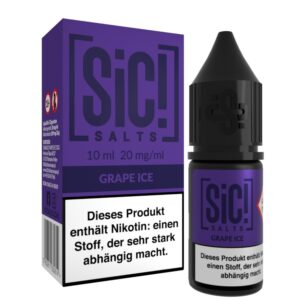 SiC-Salts-Grape-Ice-Nikotinsalz-Liquid-20-mgml_1000x750.jpg SiC! Salts - Nikotinsalz Liquid - Grape Ice