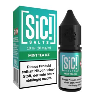 SiC-Salts-Mint-Tea-Ice-Nikotinsalz-Liquid-20-mgml_1000x750.jpg SiC! Salts - Nikotinsalz Liquid - Mint Tea Ice