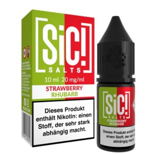 SiC-Salts-Strawberry-Rhubarb-Nikotinsalz-Liquid-20-mgml_1000x750.jpg SiC! Salts - Nikotinsalz Liquid - Strawberry Rhubarb