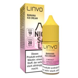 Linvo - Nikotinsalz Liquid - Banana Ice Cream