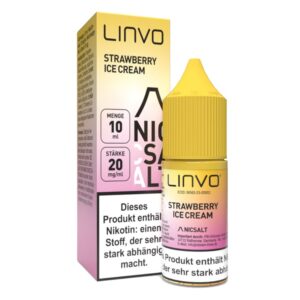 Linvo - Nikotinsalz Liquid - Strawberry Ice Cream