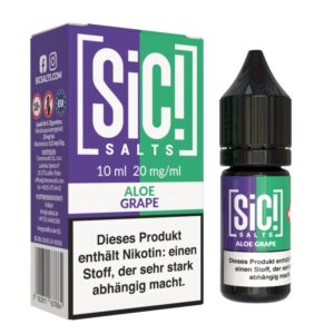 SiC! Salts - Nikotinsalz Liquid - Aloe Grape