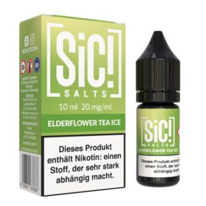 SiC! Salts - Nikotinsalz Liquid - Elderflower Tea Ice