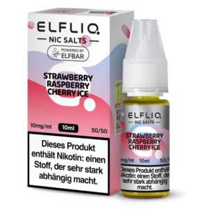ELFLIQ - Strawberry Raspberry Cherry Ice - Nikotinsalz Liquid