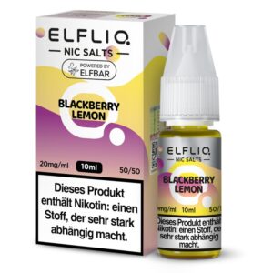 ELFLIQ - Blackberry Lemon - Nikotinsalz Liquid