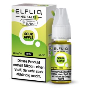 ELFLIQ - Sour Apple - Nikotinsalz Liquid