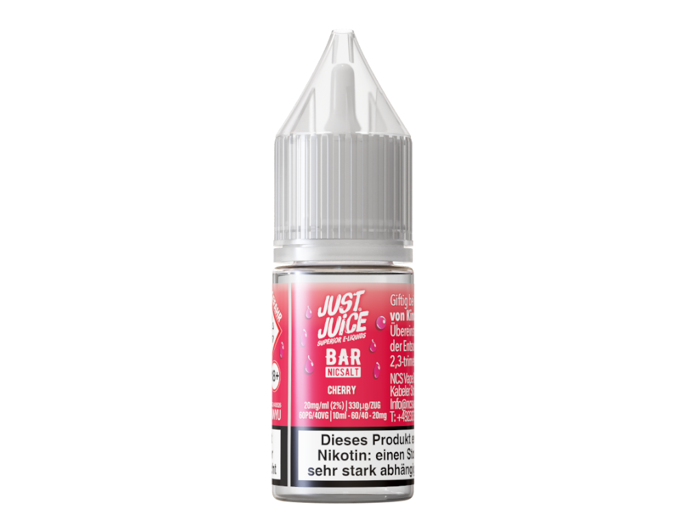 Just Juice - Bar - Nikotinsalz Liquid - Cherry – Bild 2