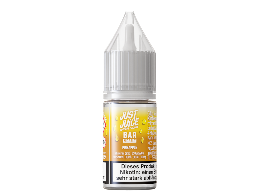 Just Juice - Bar - Nikotinsalz Liquid - Pineapple – Bild 2